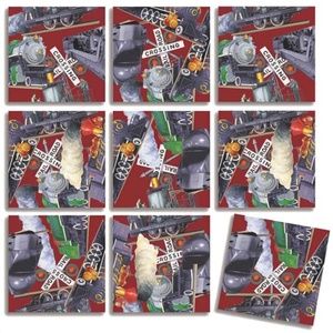 Scramble Squares Pufferbellies Trains Locomotives Challenging Puzzle